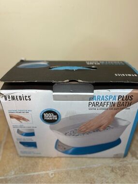 HoMedics ParaSpa Plus Paraffin Bath - White & Blue